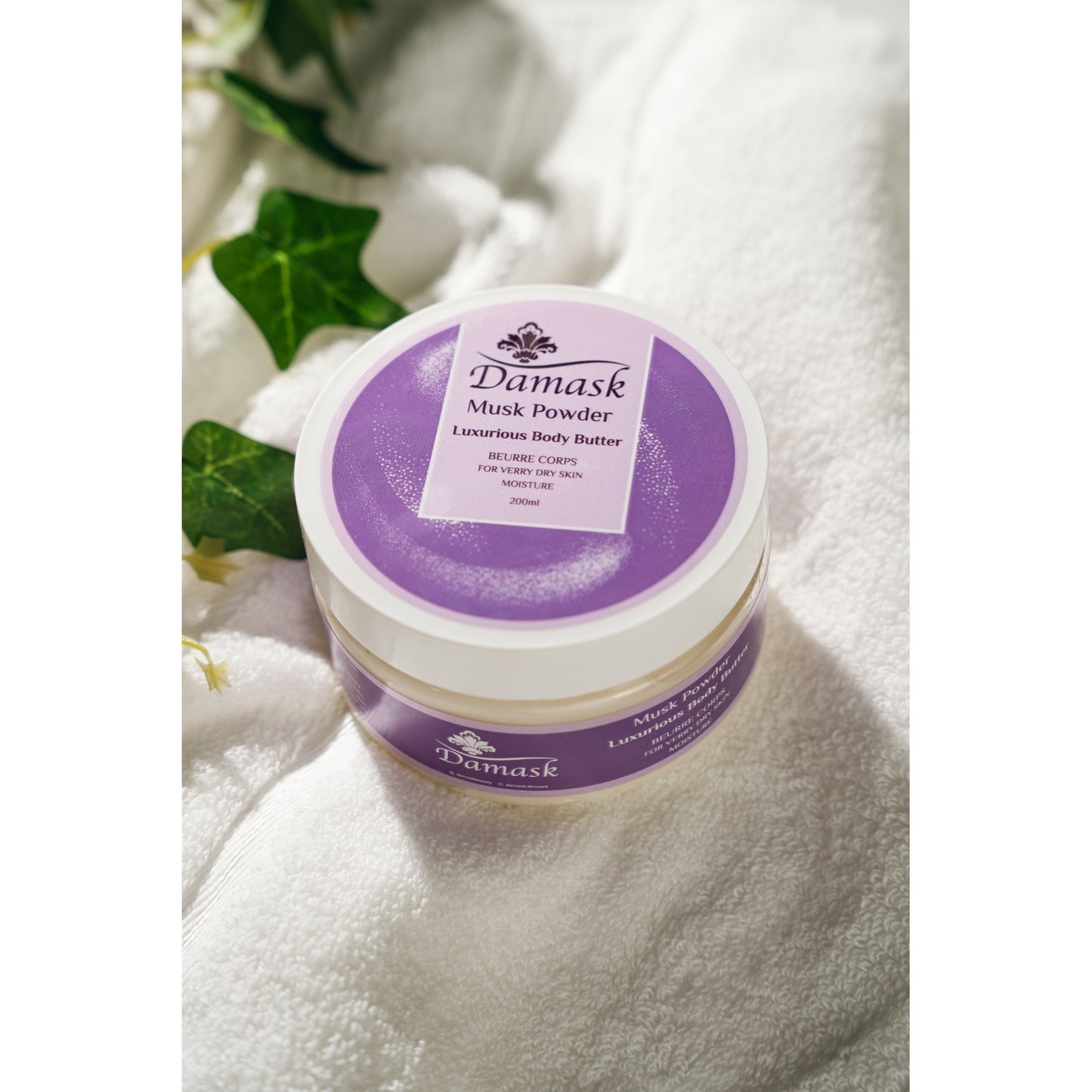 Damask Musk Powder Body Butter – 200 ml