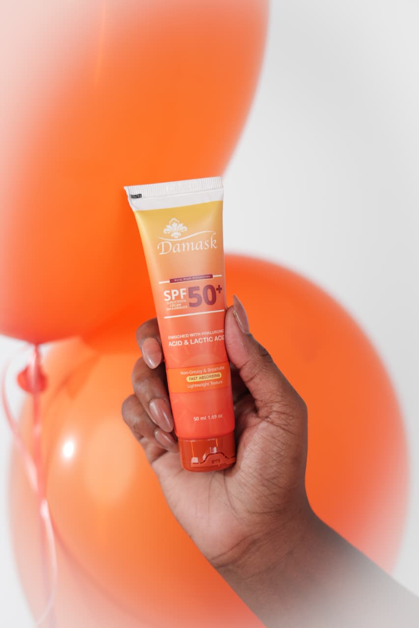 DAMASK SPF 50 Sunscreen with Hyaluronic Acid