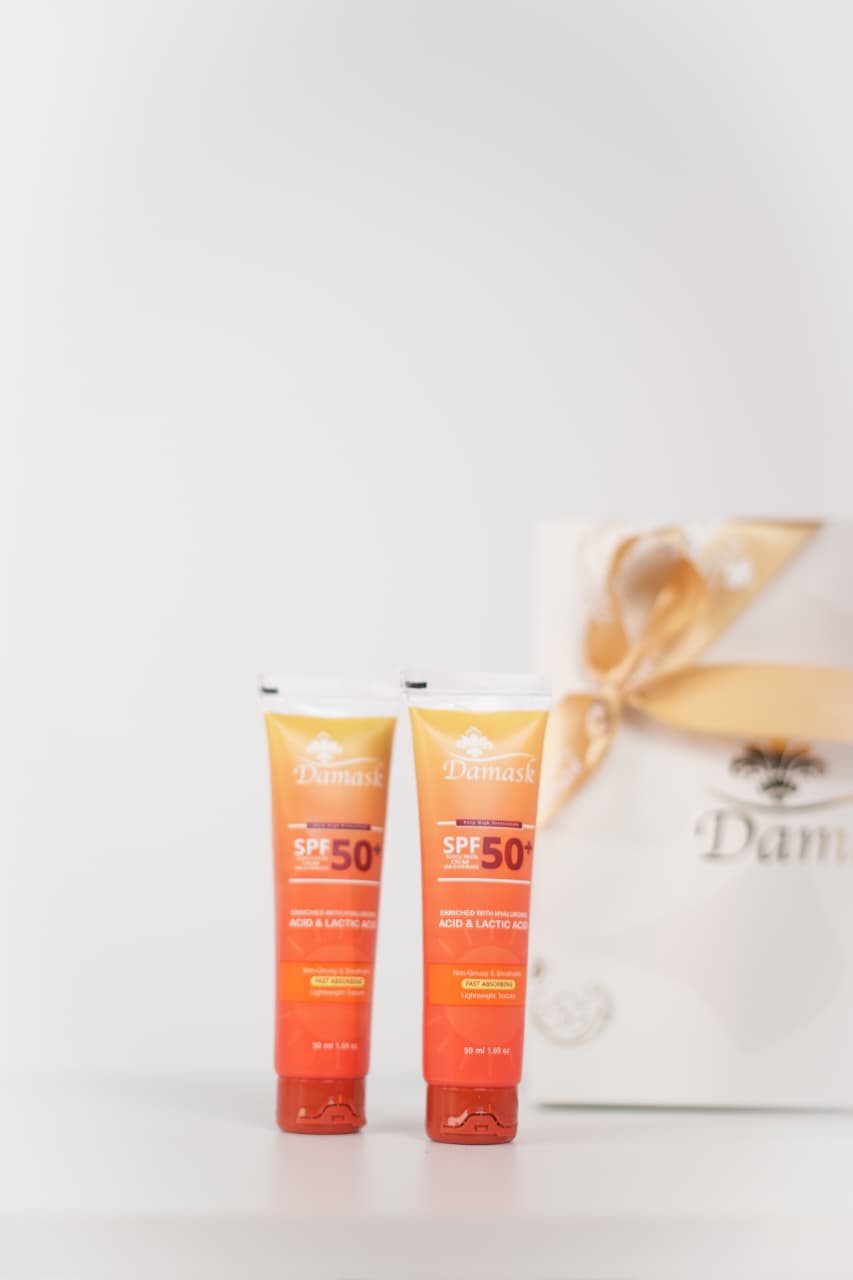 DAMASK SPF 50 Sunscreen with Hyaluronic Acid