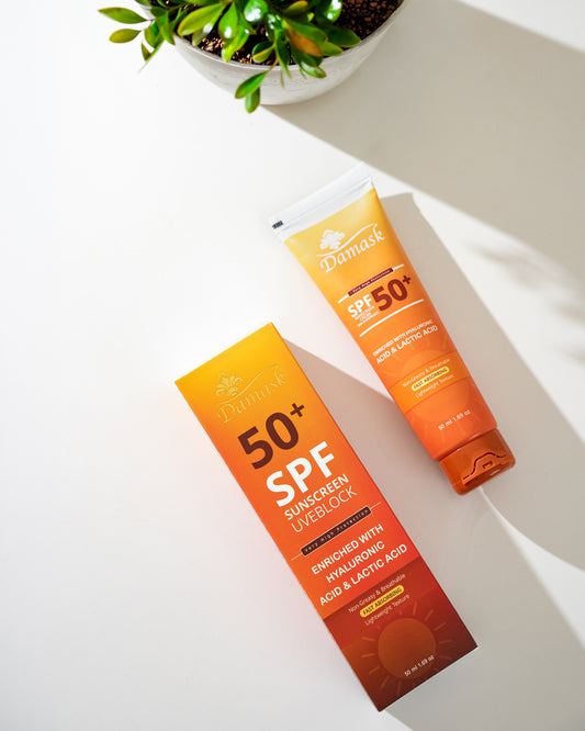 DAMASK SPF 50 Sunscreen with Hyaluronic Acid